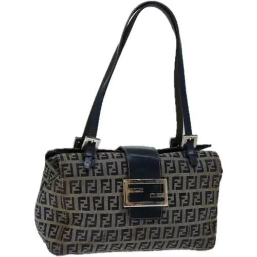 Pre-owned Canvas handbags , female, Sizes: ONE SIZE - Fendi Vintage - Modalova