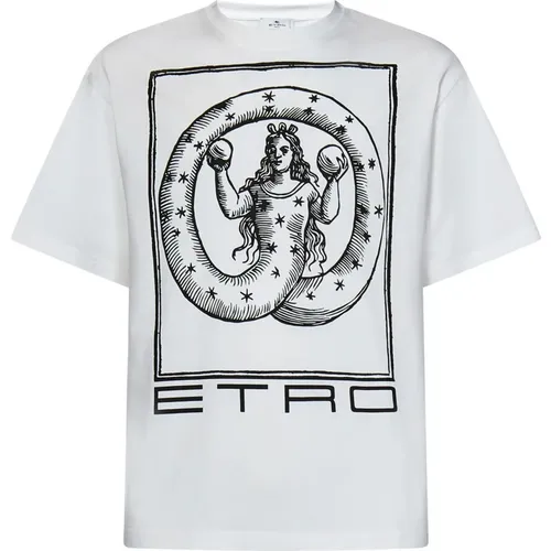 T-Shirts , Herren, Größe: M - ETRO - Modalova