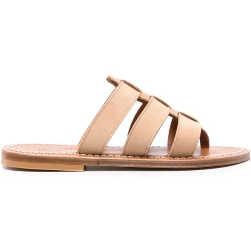 Caged Sandals Round Toe , female, Sizes: 3 UK, 4 UK - K.jacques - Modalova