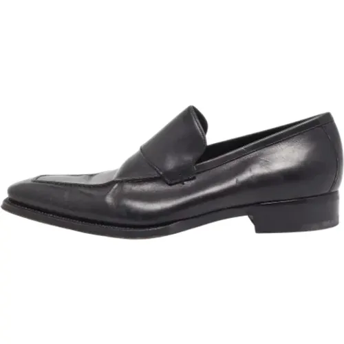 Pre-owned Leather flats , female, Sizes: 8 1/2 UK - Gucci Vintage - Modalova