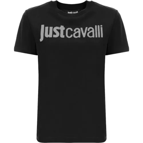 T-Shirts und Polos , Damen, Größe: M - Just Cavalli - Modalova