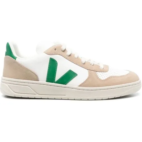 Colour-Block Low-Top Sneakers , male, Sizes: 8 UK, 7 UK, 9 UK, 10 UK - Veja - Modalova