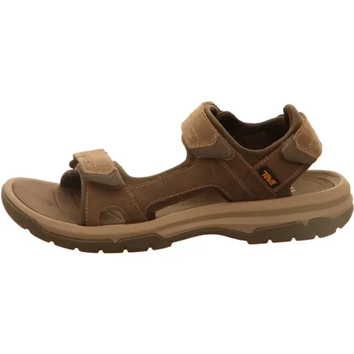 Braune Sandalen Langdon Stil , Herren, Größe: 42 EU - Teva - Modalova