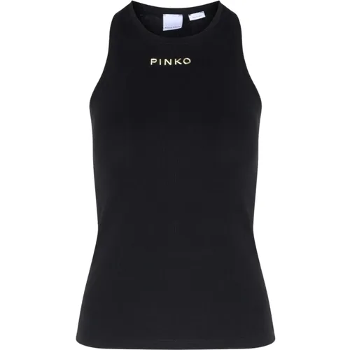 Schwarzes Tanktop Distinto Costina - pinko - Modalova