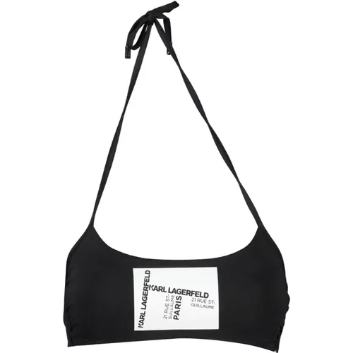 Strandkleidung Kostüm Oberteil Damen Schwarz , Damen, Größe: XS - Karl Lagerfeld - Modalova