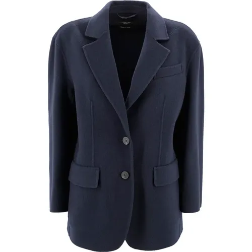 Blauer Woll-Blazer Max Mara Weekend - Max Mara Weekend - Modalova