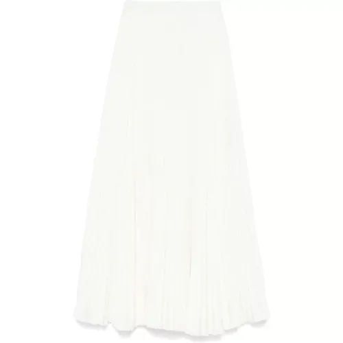 Pleated Skirt , female, Sizes: XS, S, L - Ermanno Scervino - Modalova