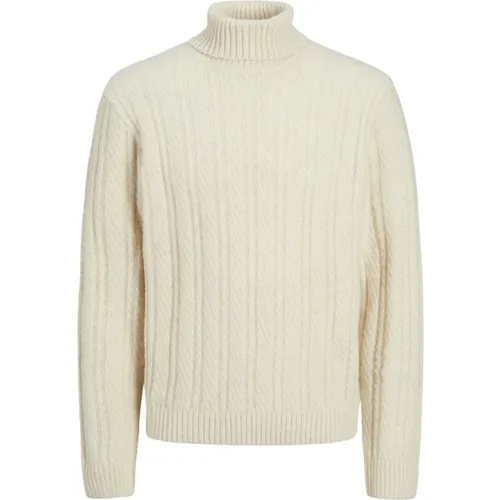 Luxuriöser Alpakawollstrickpullover , Herren, Größe: XL - jack & jones - Modalova