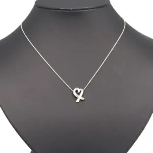 Pre-owned Silver necklaces , female, Sizes: ONE SIZE - Tiffany & Co. Pre-owned - Modalova