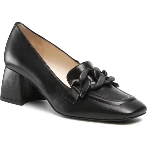 Schwarze Formale Business-Schuhe , Damen, Größe: 37 EU - Nerogiardini - Modalova