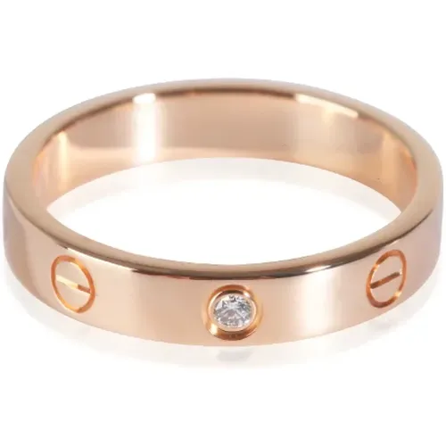 Pre-owned Rose Gold rings , female, Sizes: ONE SIZE - Cartier Vintage - Modalova