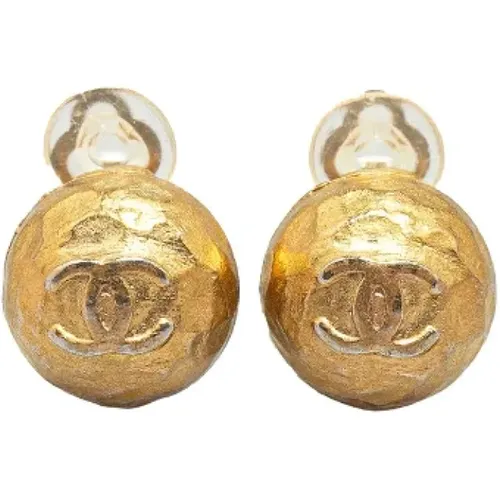 Pre-owned Metal earrings , female, Sizes: ONE SIZE - Chanel Vintage - Modalova