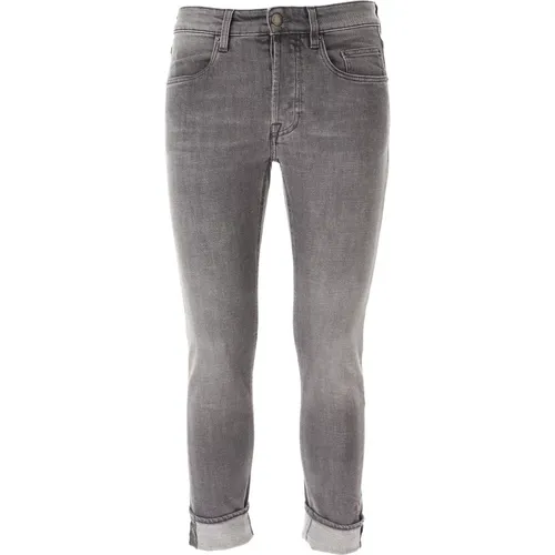 Jeans Grey , male, Sizes: W35, W36 - Siviglia - Modalova
