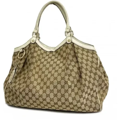 Pre-owned Canvas gucci-bags , female, Sizes: ONE SIZE - Gucci Vintage - Modalova