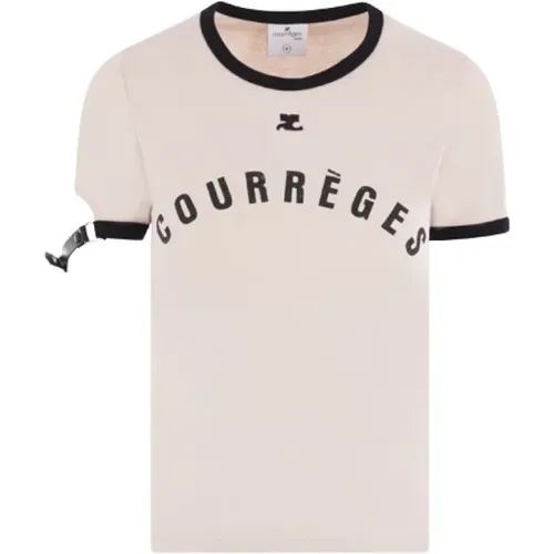T-Shirts , female, Sizes: S, L, M - Courrèges - Modalova