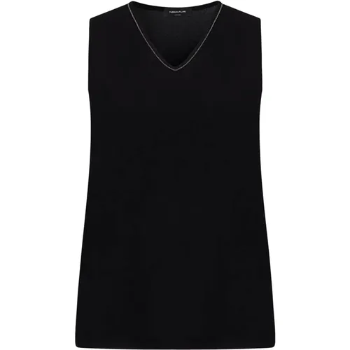 Top Elegant Style , female, Sizes: XS, S, L, M - Fabiana Filippi - Modalova