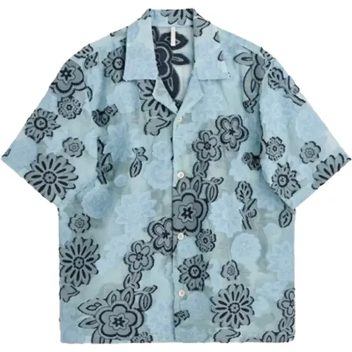 Short Sleeve Shirts , male, Sizes: L, M - Sunflower - Modalova