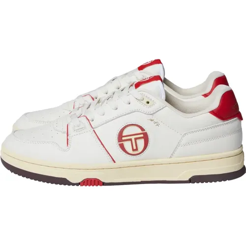 Prime Shot Beige & Red Sneaker , Herren, Größe: 44 EU - Sergio Tacchini - Modalova