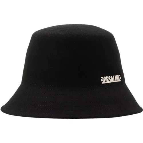 Wool Bucket Hat - Stylish and Classy , male, Sizes: M - Borsalino - Modalova