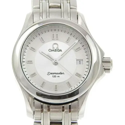 Pre-owned Stainless Steel watches , female, Sizes: ONE SIZE - Omega Vintage - Modalova