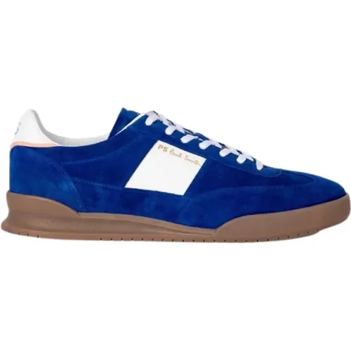 Blaue Leder Dover Sneakers , Herren, Größe: 42 EU - PS By Paul Smith - Modalova