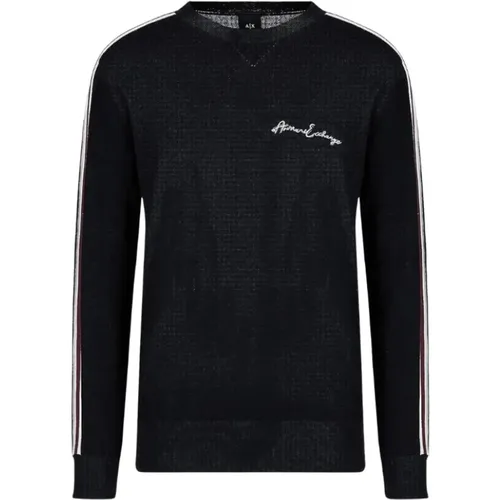 Klassischer Pullover , Herren, Größe: XS - Armani Exchange - Modalova