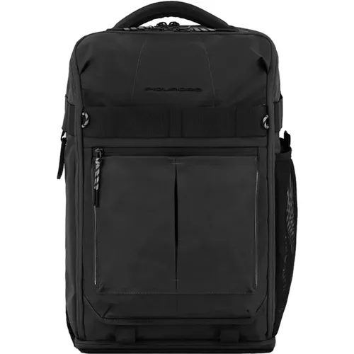 Fabric Laptop Backpack , unisex, Sizes: ONE SIZE - Piquadro - Modalova