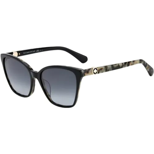 Schwarze Acetat Damen Sonnenbrille - Kate Spade - Modalova