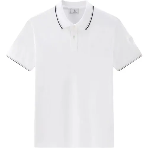 Monterey Polo Shirt - Weiß , Herren, Größe: 2XL - Woolrich - Modalova