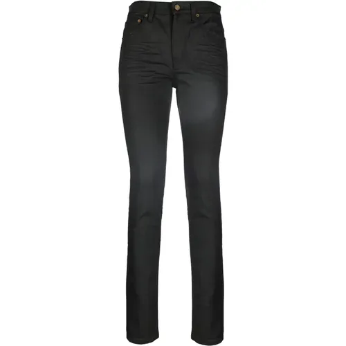 Regular Fit Jeans - Blue , female, Sizes: W26, W27, W28 - Saint Laurent - Modalova
