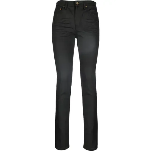 Regular Fit Jeans - Blue , female, Sizes: W27, W28 - Saint Laurent - Modalova