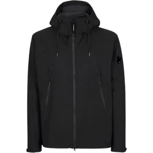 Men`s Medium Jacket with Zipper and Hood , male, Sizes: 2XL, L, M, XL - C.P. Company - Modalova