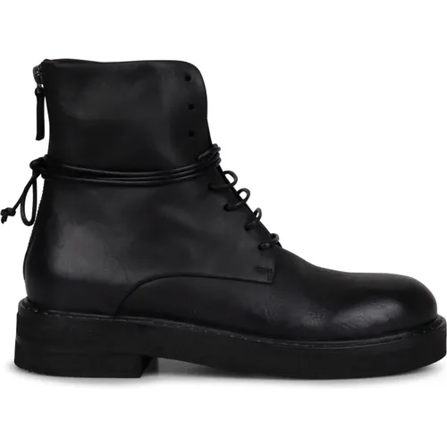 Parrucca 40mm lace-up leather boots , female, Sizes: 6 UK, 3 UK, 4 UK, 5 1/2 UK, 7 UK - Marsell - Modalova