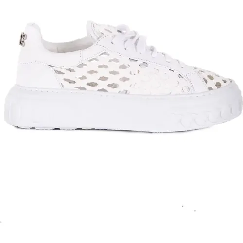 Weiße Sneakers - Stilvoll und Bequem , Damen, Größe: 36 EU - Casadei - Modalova