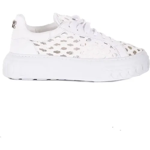 Weiße Sneakers - Stilvoll und Bequem - Casadei - Modalova