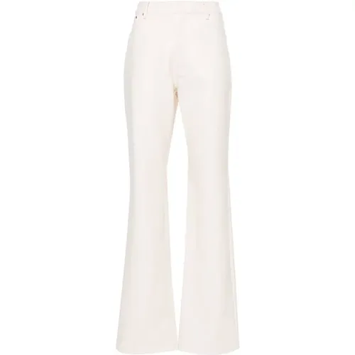 Textured Straight Pants , female, Sizes: S, L - Rotate Birger Christensen - Modalova