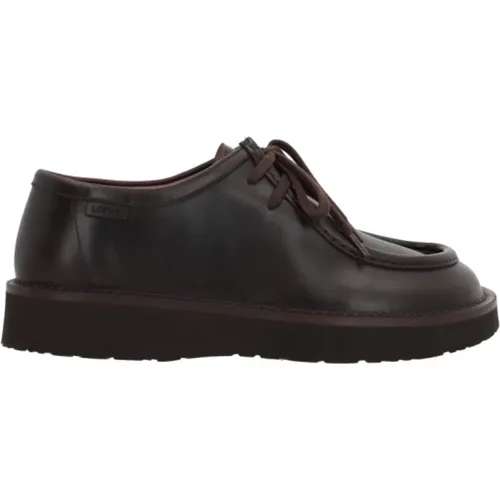 Leather Moc Toe Flat Shoes , male, Sizes: 10 UK, 6 UK, 7 UK - Loewe - Modalova