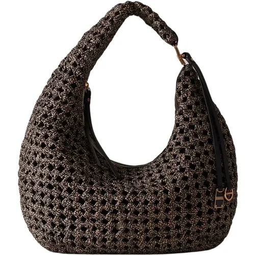 Hobo Tasche in Natur/Schwarz,Nido Linie Taschen - Borbonese - Modalova