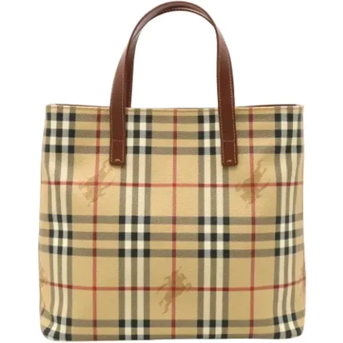 Pre-owned Canvas totes , female, Sizes: ONE SIZE - Burberry Vintage - Modalova