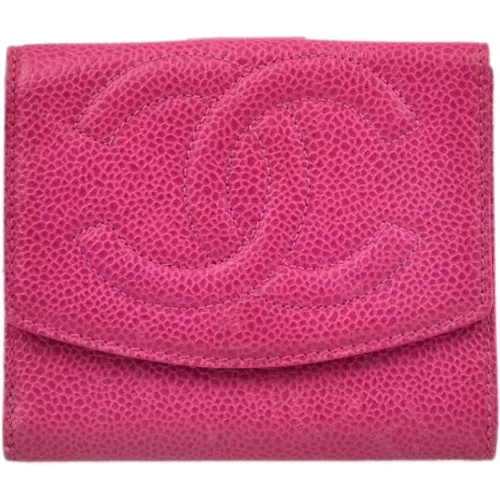 Pre-owned Leather wallets , female, Sizes: ONE SIZE - Chanel Vintage - Modalova