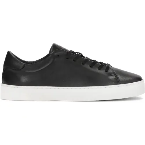 Minimalistische schwarze glatte Ledersneaker , Herren, Größe: 41 EU - Kazar Studio - Modalova