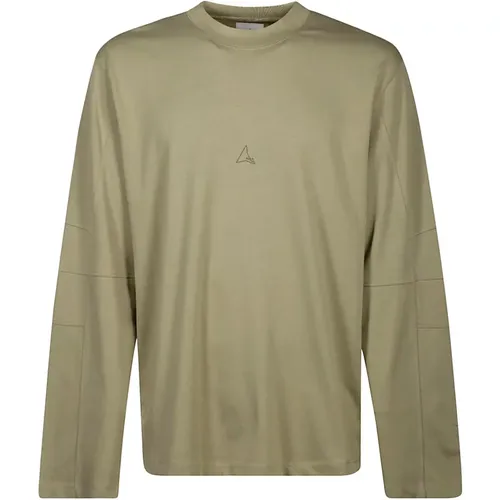 Long Sleeve Crewneck T-Shirt , male, Sizes: M - ROA - Modalova