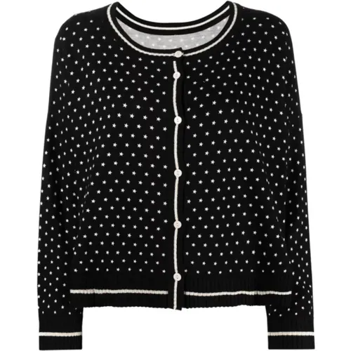 Star Design Cardigan , female, Sizes: M, L, S, XL - Twinset - Modalova