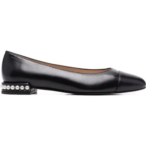 Schwarze Ballerinas für Damen , Damen, Größe: 38 1/2 EU - Stuart Weitzman - Modalova