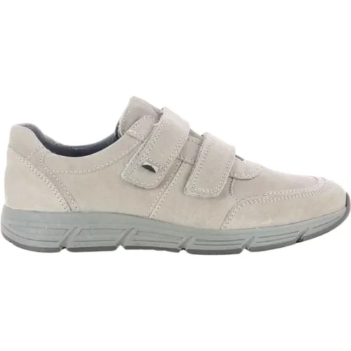 Taupe Casual Herrenschuhe , Herren, Größe: 44 EU - Waldläufer - Modalova