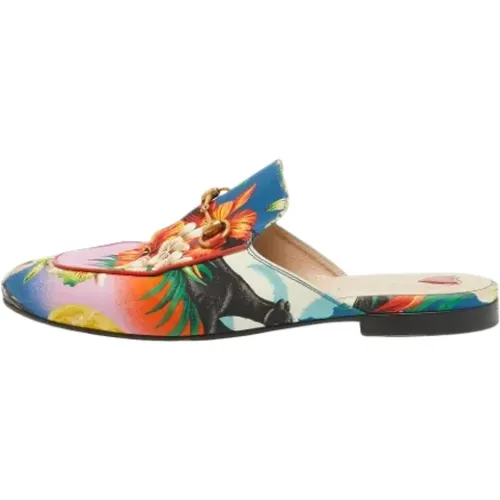 Pre-owned Fabric mules , female, Sizes: 6 1/2 UK - Gucci Vintage - Modalova