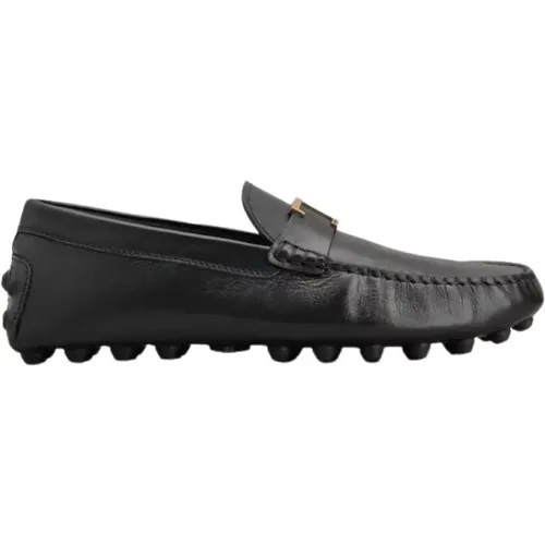 Gommino Bubble Leather Flat Shoes , male, Sizes: 7 UK, 8 UK, 7 1/2 UK, 9 UK, 11 UK, 9 1/2 UK, 8 1/2 UK - TOD'S - Modalova