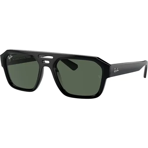 Corrigan Sonnenbrille Grün Dunkler Rahmen , unisex, Größe: 54 MM - Ray-Ban - Modalova