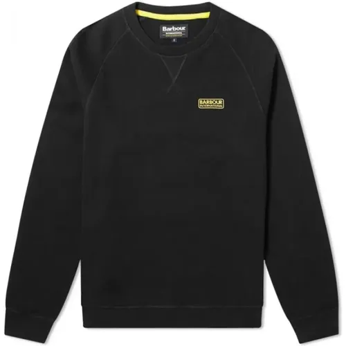 Essentielles Crew Sweatshirt mit Raglanärmeln , Herren, Größe: L - Barbour - Modalova