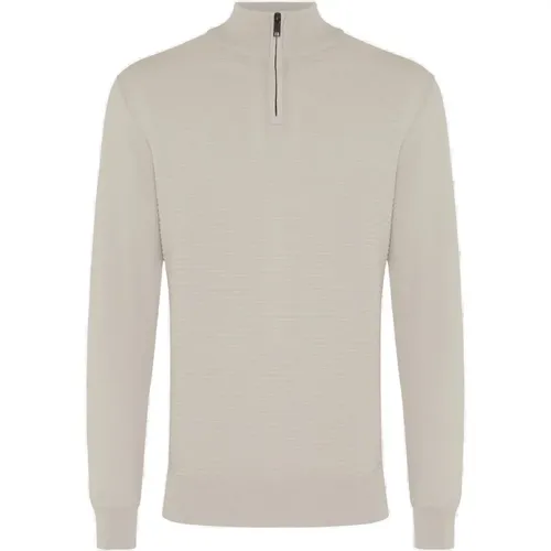 Turtle Zip Pullover , Herren, Größe: L - Genti - Modalova